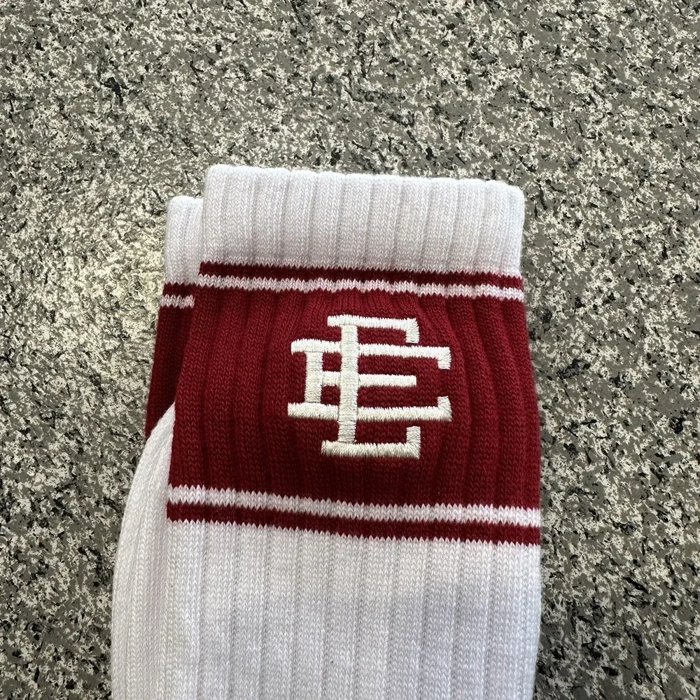 Adidas Eric Emanuel Crew Socks Mens L 6-12 Midnight Madness Basketball